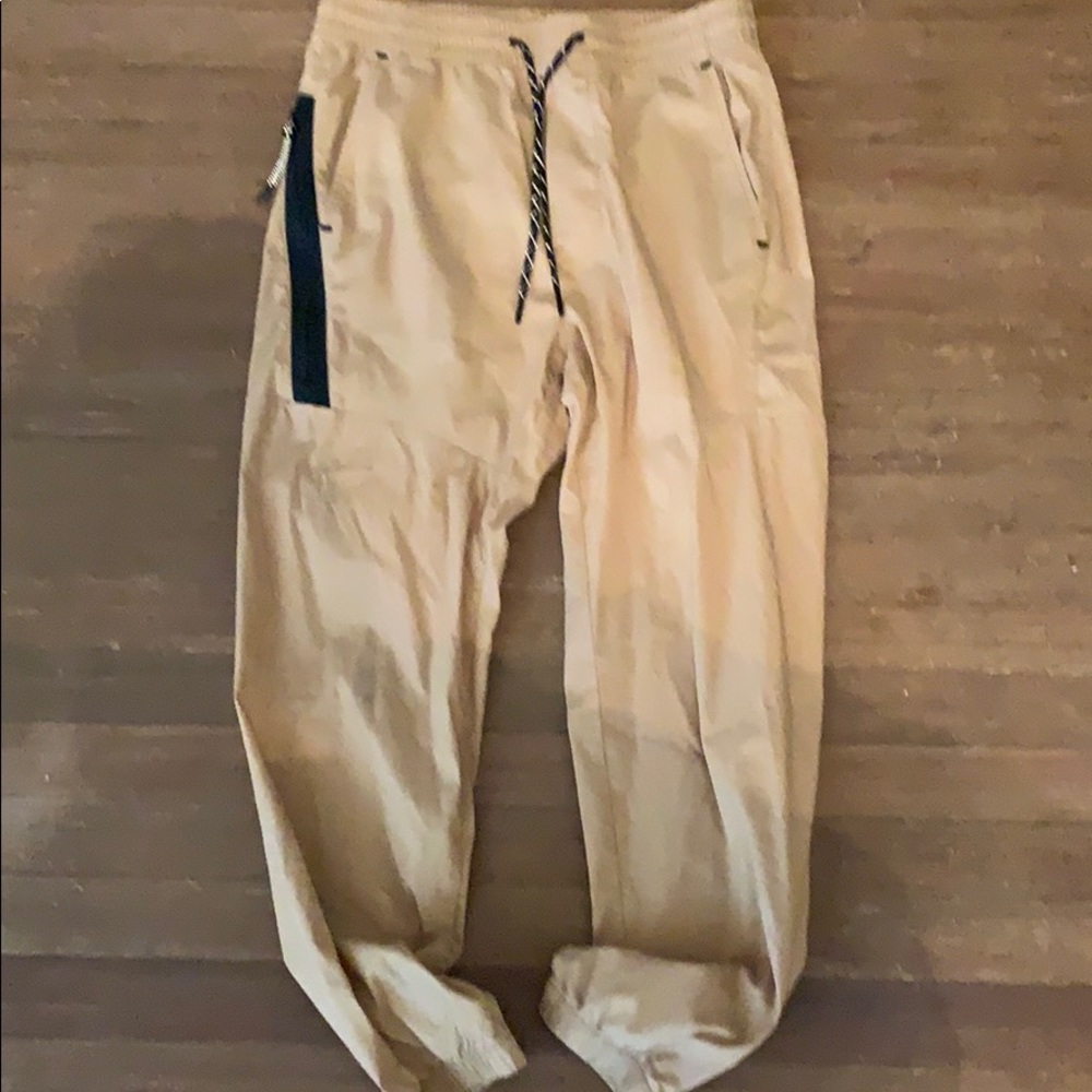 Khaki joggers